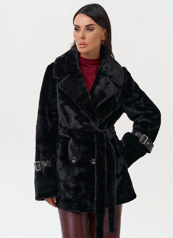 Классическая женская шуба из эко меха