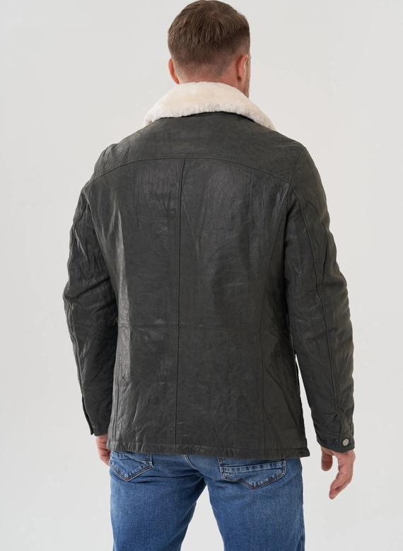 Куртка мужская из натуральной кожи 