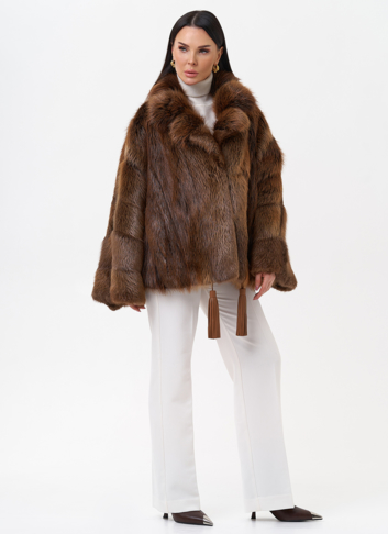 Болеро из меха бобра